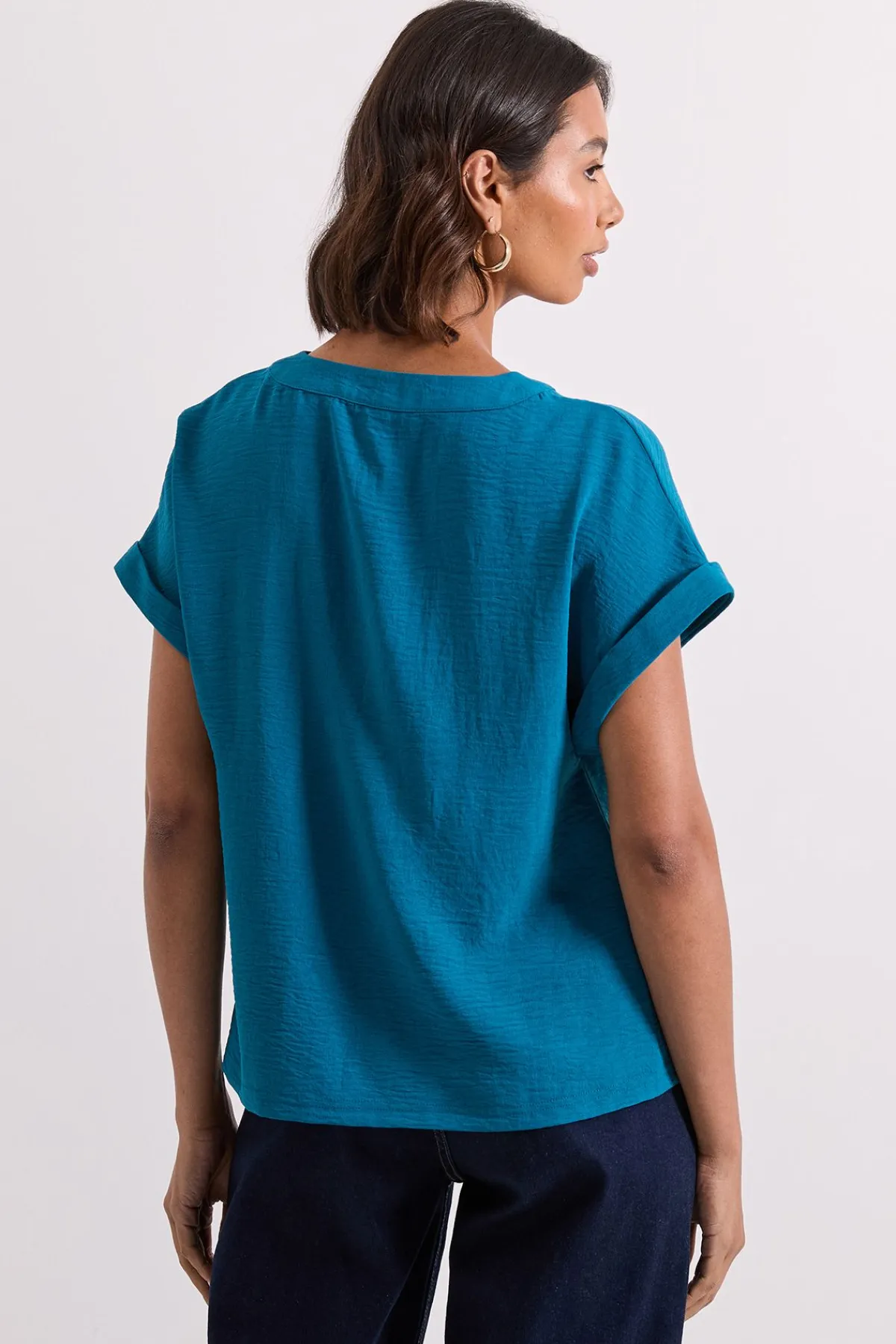 Dorothy Perkins Haut à Col V avec Manches Rapportées<Femme Tops D’Automne|Tops