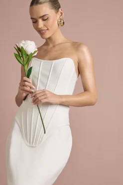 boohoo Haut Corset Bandeau À Lacets<Femme Tops
