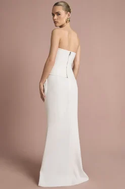 boohoo Haut Corset Bandeau À Lacets<Femme Tops