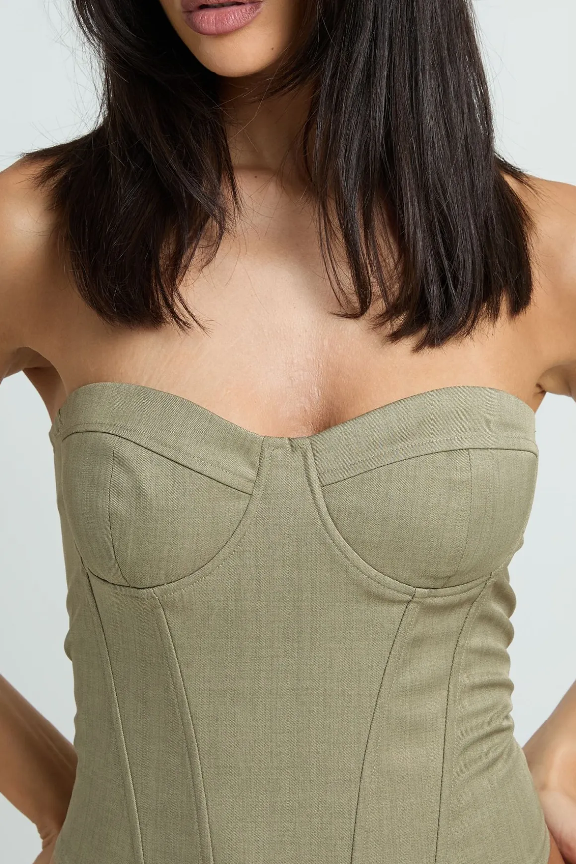 Haut Corset Bustier Tailleur