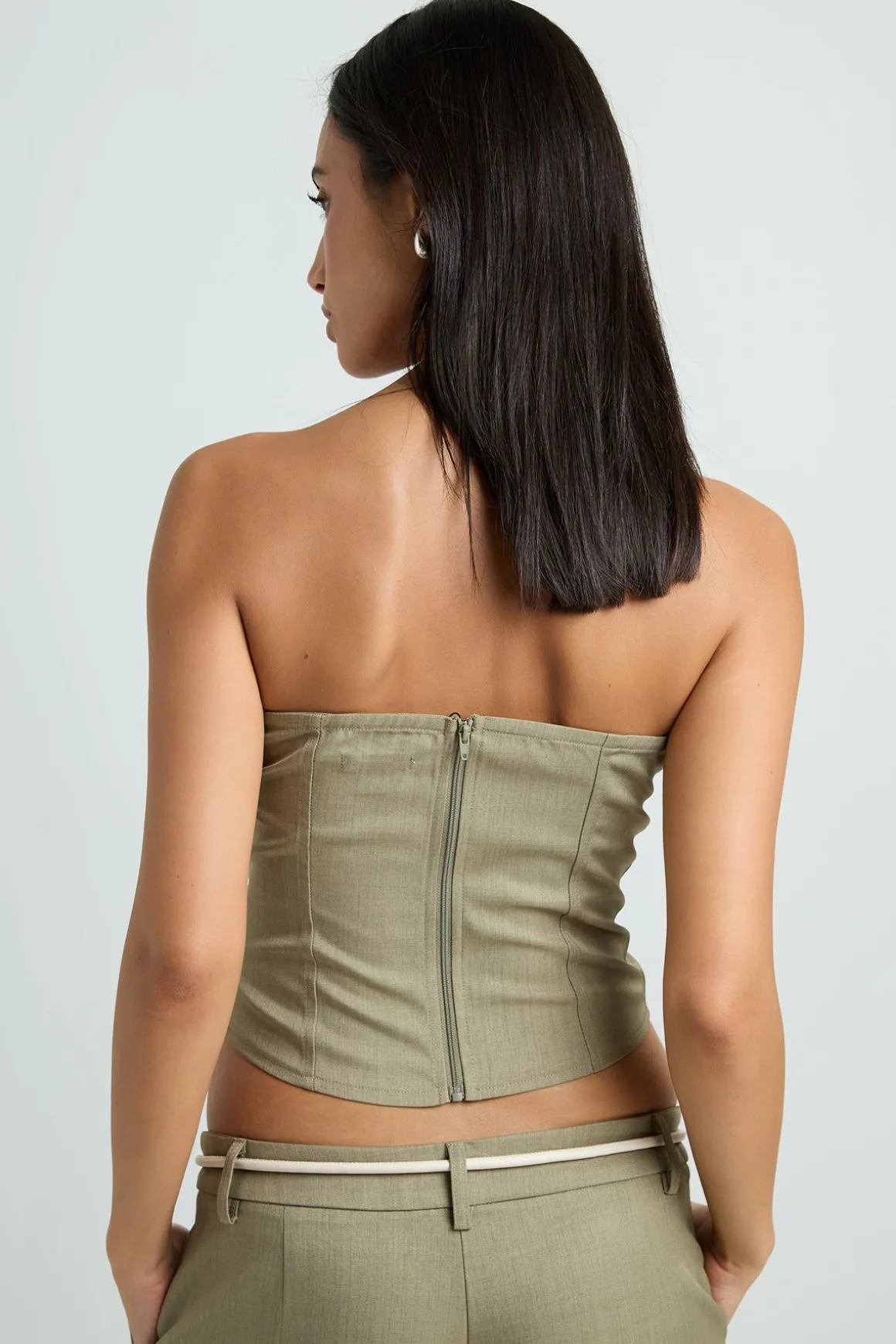 Haut Corset Bustier Tailleur