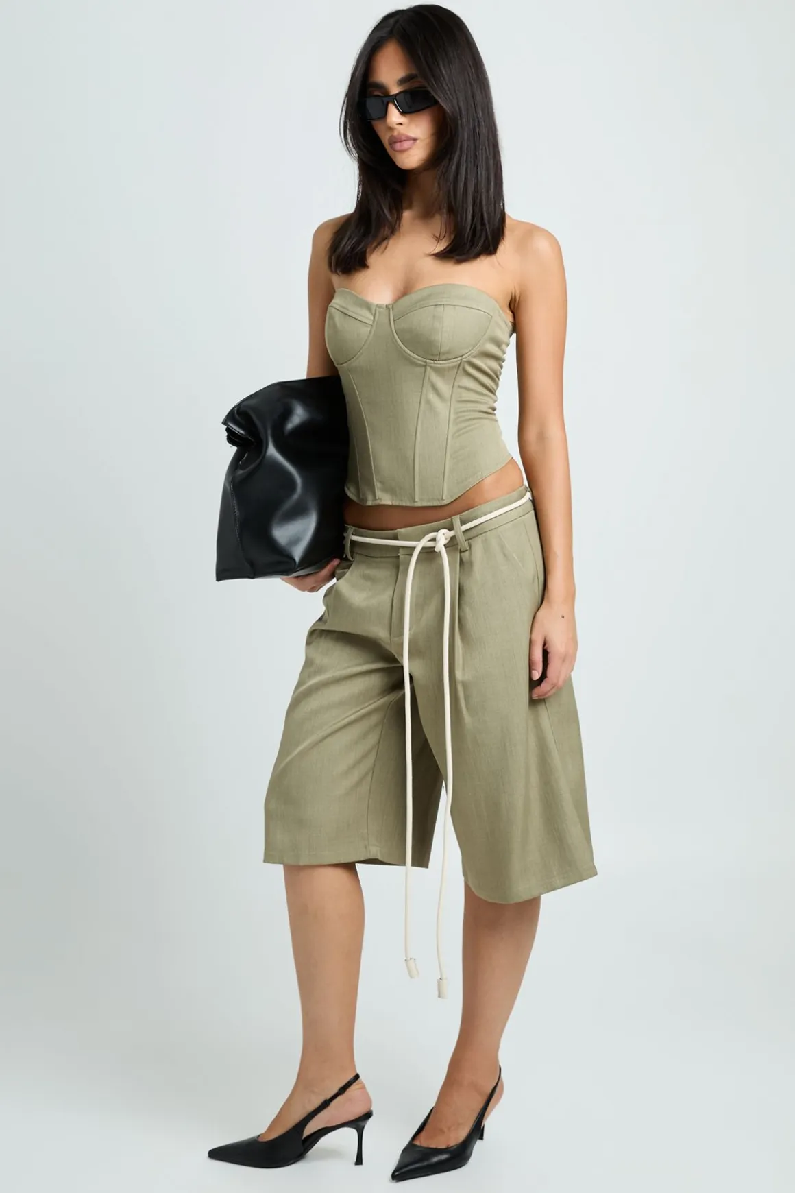 Haut Corset Bustier Tailleur