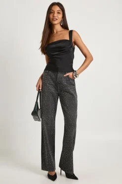 Haut corset en satin