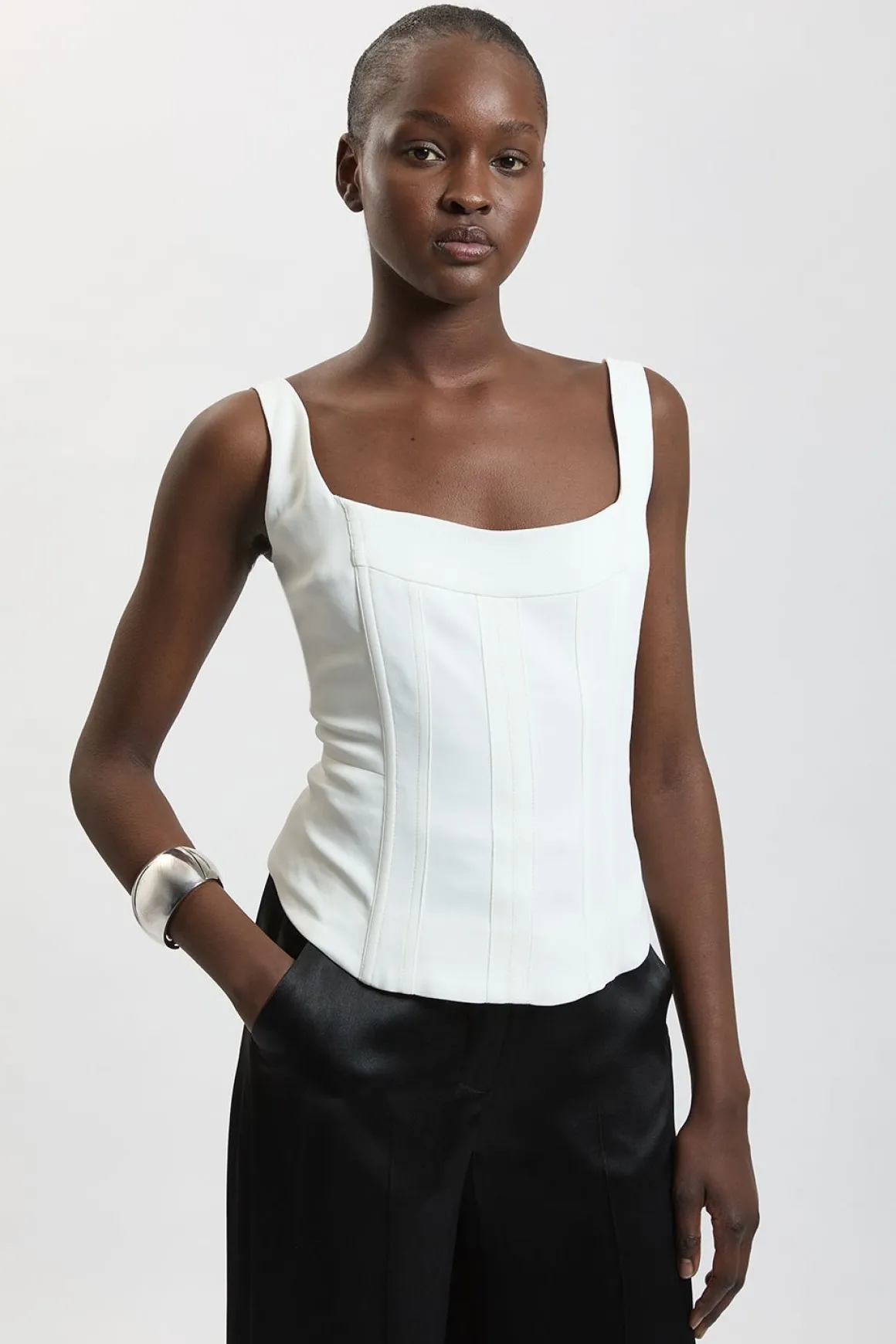 Haut Corset En Viscose Compacte Petite