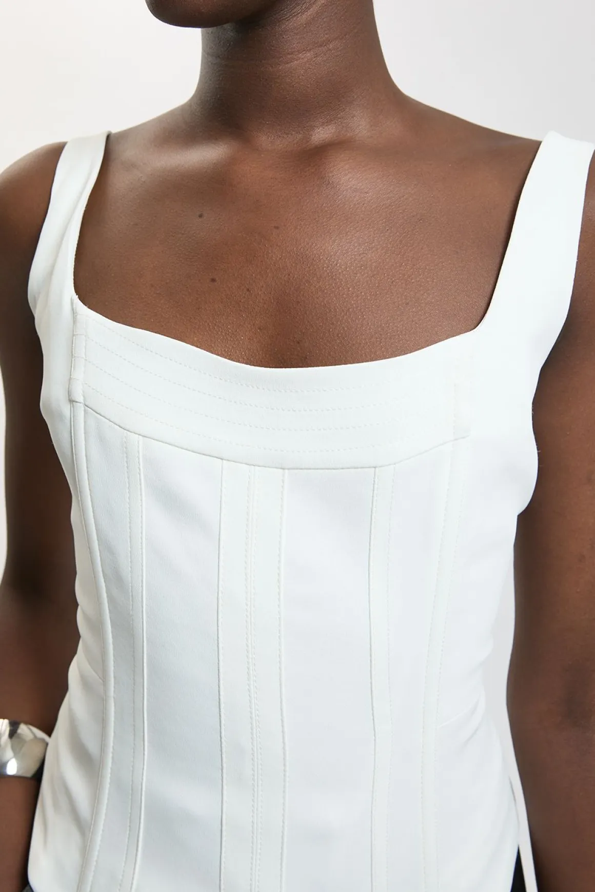 Haut Corset En Viscose Compacte Petite