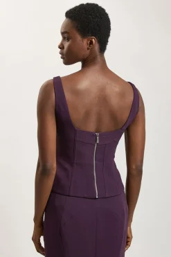 Haut Corset En Viscose Compacte