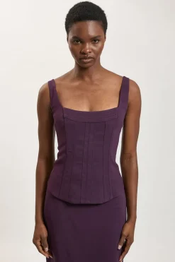 Haut Corset En Viscose Compacte