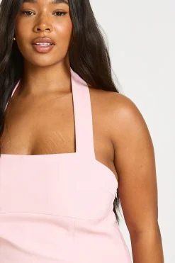 Haut Corset Grande Taille À Ourlet Péplum
