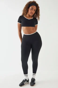 DSGN Studio Haut Court Échancré Sculpté À Contraste<Femme Vêtements De Sport|Dsgn Studio