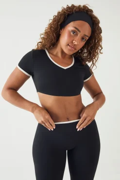 DSGN Studio Haut Court Échancré Sculpté À Contraste<Femme Vêtements De Sport|Dsgn Studio