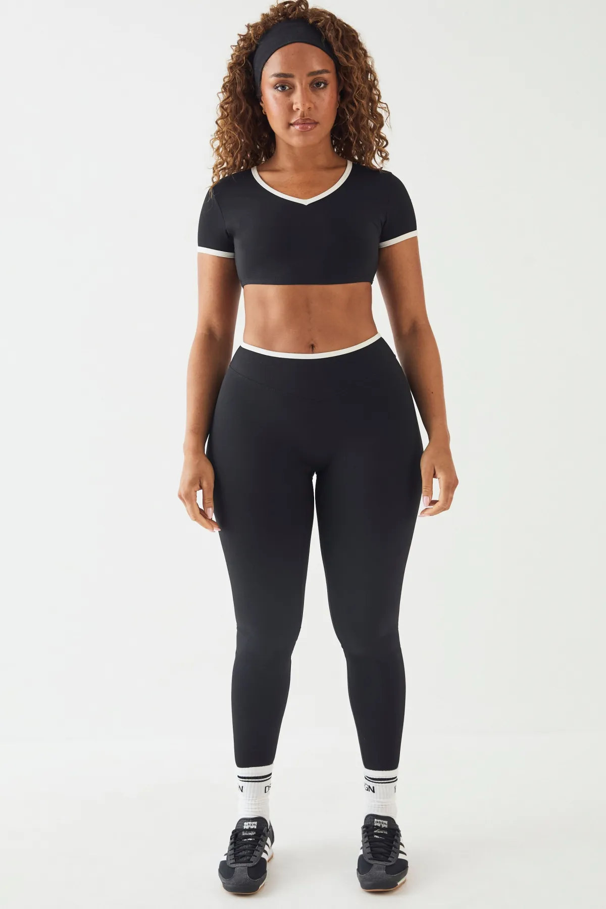 DSGN Studio Haut Court Échancré Sculpté À Contraste<Femme Vêtements De Sport|Dsgn Studio