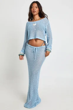 Haut Court Slouchy Au Crochet Style Plage