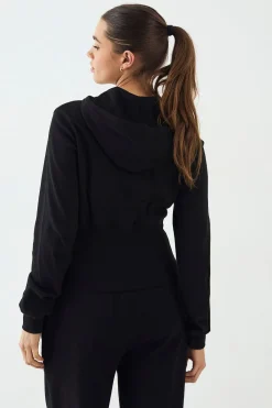 DSGN Studio Haut Côtelé À Casynthétiqueche Avec Boutons Et Taille Cintrée<Femme Dsgn Studio|Tops