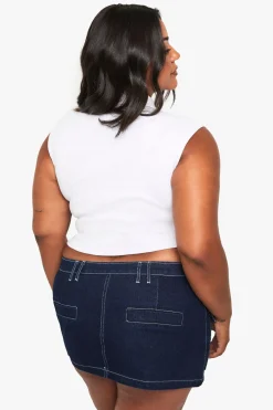 boohoo Haut côtelé utilitaire à col Plus<Femme Looks De Rentrée|Tops