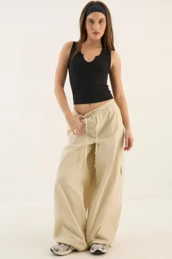 DSGN Studio Haut Débardeur À Encolure Crantée Effet Délavé<Femme Dsgn Studio|Tops