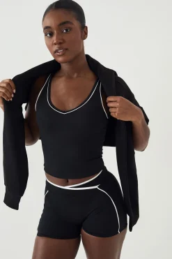 DSGN Studio Haut Débardeur Matelassé Ultra Sculpt à Détails de Passepoil<Femme Vêtements De Sport|Dsgn Studio