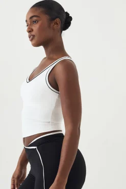 DSGN Studio Haut Débardeur Matelassé Ultra Sculpt avec Détails de Passepoil<Femme Vêtements De Sport|Dsgn Studio