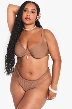 Haut de bikini à armatures avec garniture en coquillage Plus