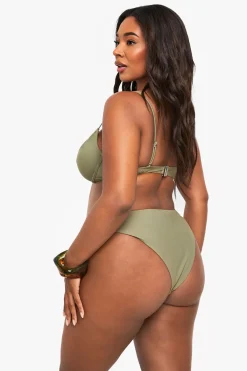 boohoo Haut de bikini à armatures – Essentiels Maillots de Bain Plus<Femme Maillots De Bain|Tenues De Plage