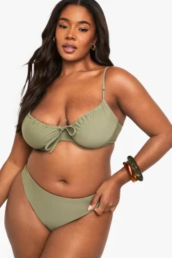 boohoo Haut de bikini à armatures – Essentiels Maillots de Bain Plus<Femme Maillots De Bain|Tenues De Plage