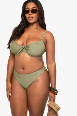 boohoo Haut de bikini à armatures – Essentiels Maillots de Bain Plus<Femme Maillots De Bain|Tenues De Plage