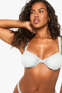 Haut de bikini balcon scintillant haut de gamme pour mariée à armatures