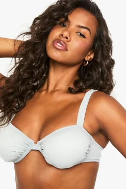 Haut de bikini balcon scintillant haut de gamme pour mariée à armatures