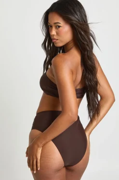 boohoo Haut De Bikini Bandeau À Bretelles Détachables Avec Nœud<Femme Maillots De Bain|Tenues De Plage