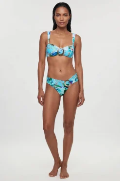 KarenMillen Haut De Bikini Bandeau À Imprimé Chaîne Avec Détail Garniture Métallique<Femme Maillots De Bain|Tenues De Plage
