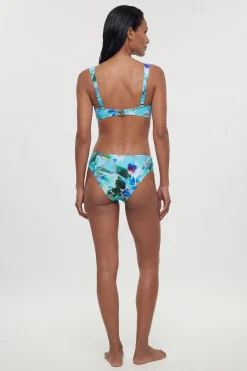 KarenMillen Haut De Bikini Bandeau À Imprimé Chaîne Avec Détail Garniture Métallique<Femme Maillots De Bain|Tenues De Plage