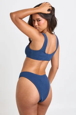 Haut De Bikini Échancré Texturé
