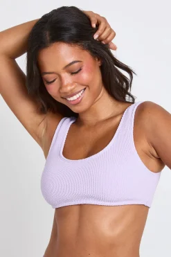 Haut De Bikini Échancré Texturé