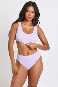 Haut De Bikini Échancré Texturé