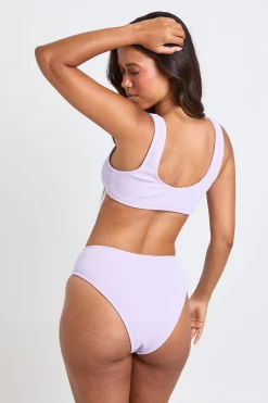 Haut De Bikini Échancré Texturé