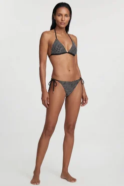KarenMillen Haut de Bikini à Col Noué avec Clous<Femme Maillots De Bain|Tenues De Plage