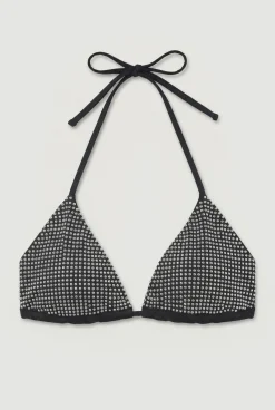 KarenMillen Haut de Bikini à Col Noué avec Clous<Femme Maillots De Bain|Tenues De Plage