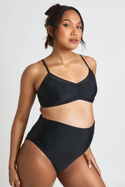 Haut De Bikini De Maternité Froncé