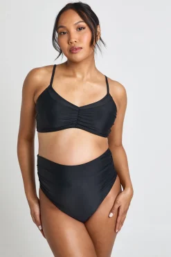 Haut De Bikini De Maternité Froncé