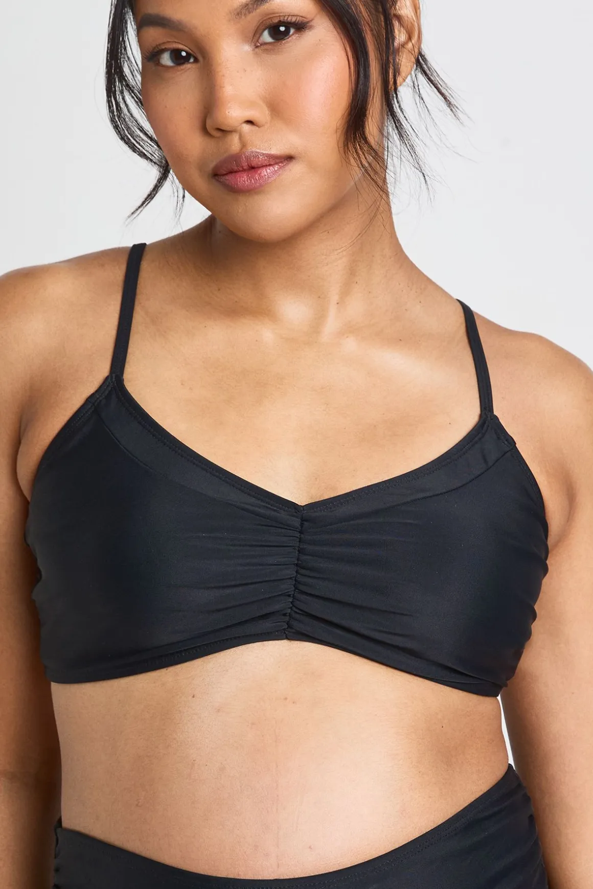 Haut De Bikini De Maternité Froncé