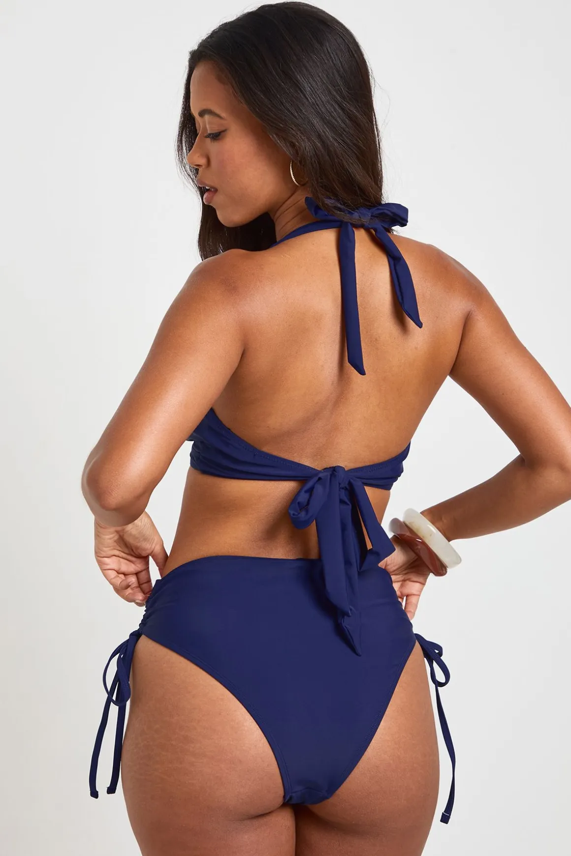 Haut De Bikini À Encolure Licou Plongeante