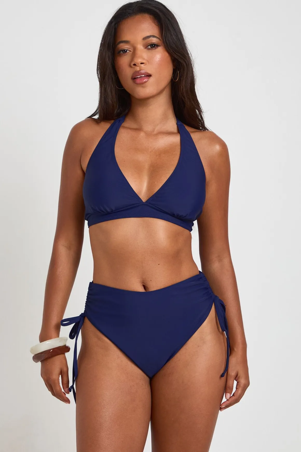 Haut De Bikini À Encolure Licou Plongeante