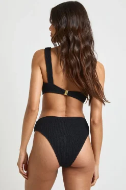 boohoo Haut De Bikini À Encolure Ronde Avec Ornement Central Et Bas De Bikini Taille Haute<Femme Maillots De Bain|Tenues De Plage