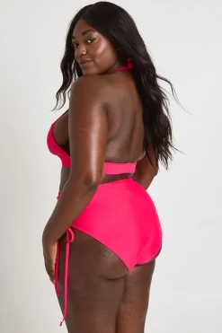 boohoo Haut De Bikini Grande Taille Décolleté Plongeant Dos Nu<Femme Maillots De Bain|Tenues De Plage