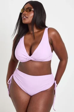 Haut De Bikini Grande Taille À Détail Torsadé Devant
