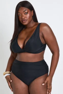 Haut De Bikini Grande Taille À Détail Torsadé Devant