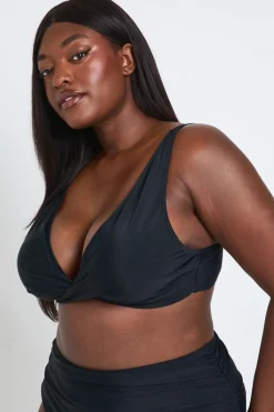 Haut De Bikini Grande Taille À Détail Torsadé Devant