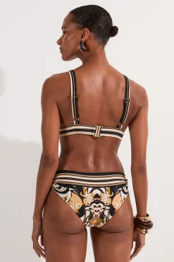 KarenMillen Haut De Bikini À Imprimé Abstrait Avec Détails De Finition<Femme Maillots De Bain