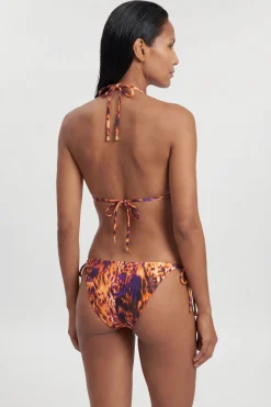 KarenMillen Haut De Bikini Imprimé Animal Abstrait<Femme Maillots De Bain|Tenues De Plage