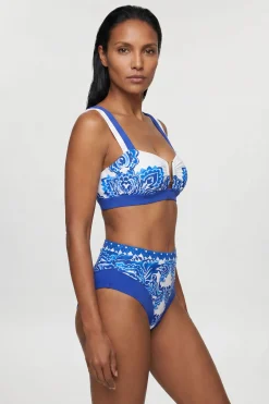 KarenMillen Haut De Bikini À Imprimé Cachemire<Femme Maillots De Bain|Tenues De Plage