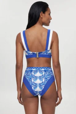 KarenMillen Haut De Bikini À Imprimé Cachemire<Femme Maillots De Bain|Tenues De Plage